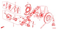 FRONT BRAKE  for Honda CIVIC DIESEL 1.6 COMFORT 5 Doors 6 speed manual 2015