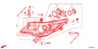 HEADLIGHT  for Honda CIVIC DIESEL 1.6 COMFORT 5 Doors 6 speed manual 2015