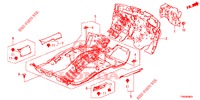 FLOOR MAT/INSULATOR  for Honda CIVIC DIESEL 1.6 COMFORT EURO 6 5 Doors 6 speed manual 2015