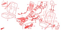FRONT SEAT/SEATBELTS (D.) (LH) for Honda CIVIC DIESEL 1.6 COMFORT EURO 6 5 Doors 6 speed manual 2015