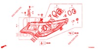 HEADLIGHT  for Honda CIVIC DIESEL 1.6 COMFORT EURO 6 5 Doors 6 speed manual 2015