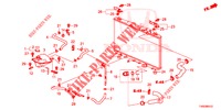 RADIATOR HOSE/RESERVE TAN K (DIESEL) for Honda CIVIC DIESEL 1.6 COMFORT EURO 6 5 Doors 6 speed manual 2015