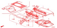 REAR FLOOR BOX  for Honda CIVIC DIESEL 1.6 COMFORT EURO 6 5 Doors 6 speed manual 2015