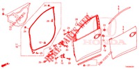 FRONT DOOR PANELS (2D)  for Honda CIVIC DIESEL 1.6 EXECUTIVE EURO 6 5 Doors 6 speed manual 2015