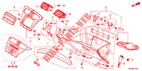 INSTRUMENT GARNISH (COTE DE PASSAGER) (LH) for Honda CIVIC DIESEL 1.6 EXECUTIVE EURO 6 5 Doors 6 speed manual 2015