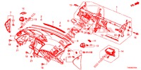 INSTRUMENT PANEL UPPER (LH) for Honda CIVIC DIESEL 1.6 EXECUTIVE EURO 6 5 Doors 6 speed manual 2015
