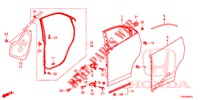 REAR DOOR PANELS (4D)  for Honda CIVIC DIESEL 1.6 EXECUTIVE EURO 6 5 Doors 6 speed manual 2015