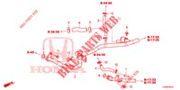 WATER HOSE/HEATER DUCT (DIESEL) for Honda CIVIC DIESEL 1.6 EXECUTIVE EURO 6 5 Doors 6 speed manual 2015