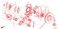 FRONT BRAKE  for Honda CIVIC DIESEL 1.6 LIFSTYLE EURO 6 5 Doors 6 speed manual 2015