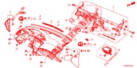 INSTRUMENT PANEL UPPER (LH) for Honda CIVIC DIESEL 1.6 LIFSTYLE EURO 6 5 Doors 6 speed manual 2015