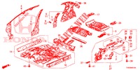 FLOOR/INNER PANELS  for Honda CIVIC DIESEL 1.6 S 5 Doors 6 speed manual 2015