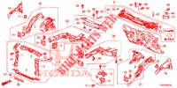 FRONT BULKHEAD/DASHBOARD  for Honda CIVIC DIESEL 1.6 S 5 Doors 6 speed manual 2015