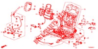 FRONT SEAT COMPONENTS (G.) (HAUTEUR MANUELLE) for Honda CIVIC DIESEL 1.6 S 5 Doors 6 speed manual 2015