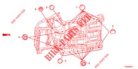 GROMMET (INFERIEUR) for Honda CIVIC DIESEL 1.6 S 5 Doors 6 speed manual 2015