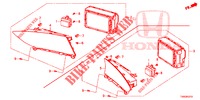 CENTER DISPLAY  for Honda CIVIC DIESEL 1.6 S EURO 6 5 Doors 6 speed manual 2015