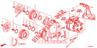 AIR CONDITIONER (COMPRESSEUR) (1.8L) for Honda CIVIC 1.8 COMFORT 5 Doors 6 speed manual 2015