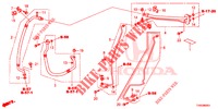 AIR CONDITIONER (DURITES/TUYAUX) (LH) for Honda CIVIC 1.8 COMFORT 5 Doors 6 speed manual 2015
