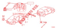 EMBLEMS/CAUTION LABELS  for Honda CIVIC 1.8 COMFORT 5 Doors 6 speed manual 2015