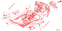 FLOOR MAT/INSULATOR  for Honda CIVIC 1.8 COMFORT 5 Doors 6 speed manual 2015