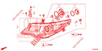 HEADLIGHT  for Honda CIVIC 1.8 COMFORT 5 Doors 6 speed manual 2015