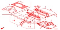 REAR FLOOR BOX  for Honda CIVIC 1.8 COMFORT 5 Doors 6 speed manual 2015
