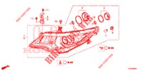 HEADLIGHT  for Honda CIVIC 1.8 COMFORT 5 Doors 5 speed automatic 2015