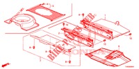 REAR FLOOR BOX  for Honda CIVIC 1.8 COMFORT 5 Doors 5 speed automatic 2015