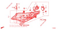 HEADLIGHT (LED) for Honda CIVIC 1.8 EXCLUSIVE NAVI 5 Doors 6 speed manual 2015