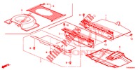 REAR FLOOR BOX  for Honda CIVIC 1.8 EXCLUSIVE NAVI 5 Doors 6 speed manual 2015