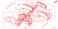 SPEEDOMETER  for Honda CIVIC 1.8 EXCLUSIVE NAVI 5 Doors 5 speed automatic 2015
