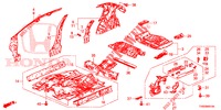 FLOOR/INNER PANELS  for Honda CIVIC 1.8 S 5 Doors 6 speed manual 2015