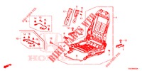 FRONT SEAT COMPONENTS (D.) (SIEGE REGLAGE MANUEL) (1) for Honda CIVIC 1.5 PRESTIGE 5 Doors 6 speed manual 2018