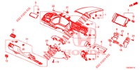 INSTRUMENT GARNISH (COTE DE CONDUCTEUR) (LH) for Honda CIVIC 1.5 SPORT NAVI 5 Doors 6 speed manual 2018