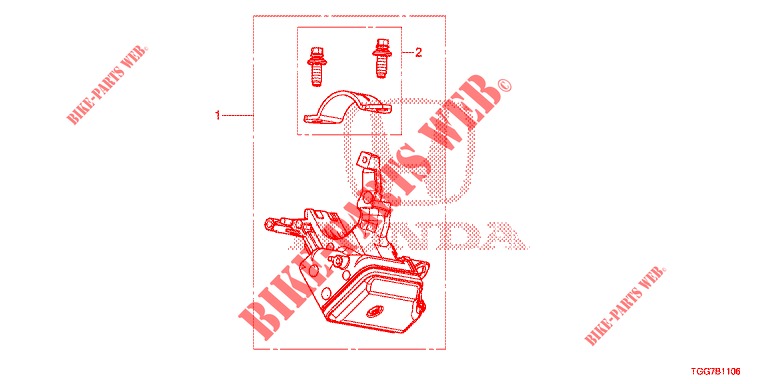 KEY CYLINDER COMPONENTS (INTELLIGENT) for Honda CIVIC 1.5 SPORT NAVI 5 Doors 6 speed manual 2018