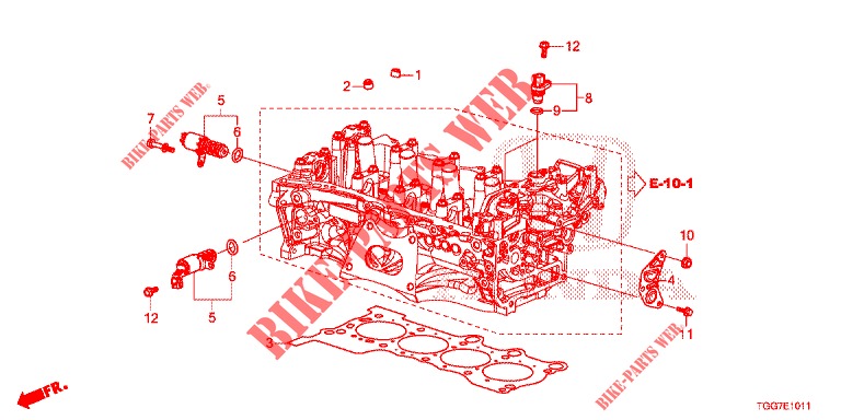 VTC OIL CONTROL VALVE (1.5L) for Honda CIVIC 1.5 SPORT NAVI 5 Doors 6 speed manual 2018