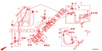AIR CONDITIONER (FLEXIBLES/TUYAUX) (DIESEL) (2.2L) (LH) for Honda CIVIC DIESEL 2.2 EXCLUSIVE 5 Doors 6 speed manual 2013