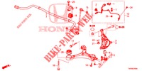 FRONT KNUCKLE  for Honda CIVIC DIESEL 2.2 EXCLUSIVE 5 Doors 6 speed manual 2013
