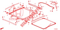 HEADLINER TRIM/SUN SHADE/ SLIDING GLASS  for Honda CIVIC DIESEL 2.2 EXCLUSIVE 5 Doors 6 speed manual 2013