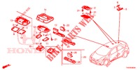 INTERIOR LIGHT  for Honda CIVIC DIESEL 2.2 EXCLUSIVE 5 Doors 6 speed manual 2013