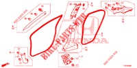 PILLAR GARNISH (LH) for Honda CIVIC DIESEL 2.2 EXCLUSIVE 5 Doors 6 speed manual 2013