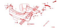 REAR BUMPER  for Honda CIVIC DIESEL 2.2 EXCLUSIVE 5 Doors 6 speed manual 2013