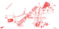 REAR DOOR LOCKS/OUTER HAN DLE  for Honda CIVIC DIESEL 2.2 EXCLUSIVE 5 Doors 6 speed manual 2013