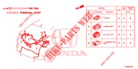 ELECTRICAL CONNECTORS (ARRIERE) for Honda CIVIC DIESEL 1.6 COMFORT 5 Doors 6 speed manual 2016