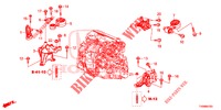 ENGINE MOUNTS (DIESEL) for Honda CIVIC DIESEL 1.6 COMFORT 5 Doors 6 speed manual 2016
