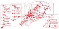 WIRE HARNESS (3) (LH) for Honda CIVIC DIESEL 1.6 COMFORT 5 Doors 6 speed manual 2016