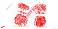 GASKET KIT/ENGINE ASSY./ TRANSMISSION ASSY.  for Honda CIVIC DIESEL 1.6 ENTRY 5 Doors 6 speed manual 2018