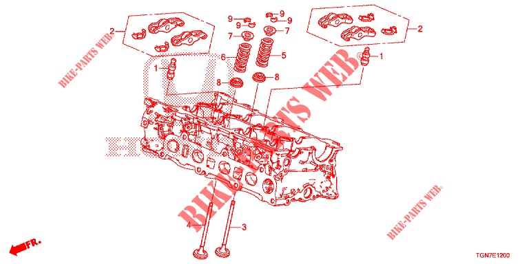 VALVE/ROCKER ARM  for Honda CIVIC DIESEL 1.6 ENTRY 5 Doors 6 speed manual 2018