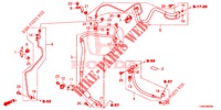 AIR CONDITIONER (FLEXIBLES/TUYAUX) (LH) for Honda CIVIC DIESEL 1.6 MID 5 Doors 6 speed manual 2018
