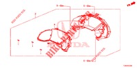 SPEEDOMETER  for Honda CIVIC DIESEL 1.6 MID 5 Doors 6 speed manual 2018