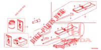 TOOLS/JACK  for Honda CIVIC DIESEL 1.6 MID 5 Doors 6 speed manual 2018